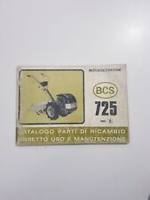 CATALOGO RICAMBI E USO