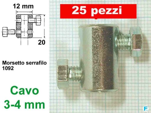 Morsetto serrafilo cavo